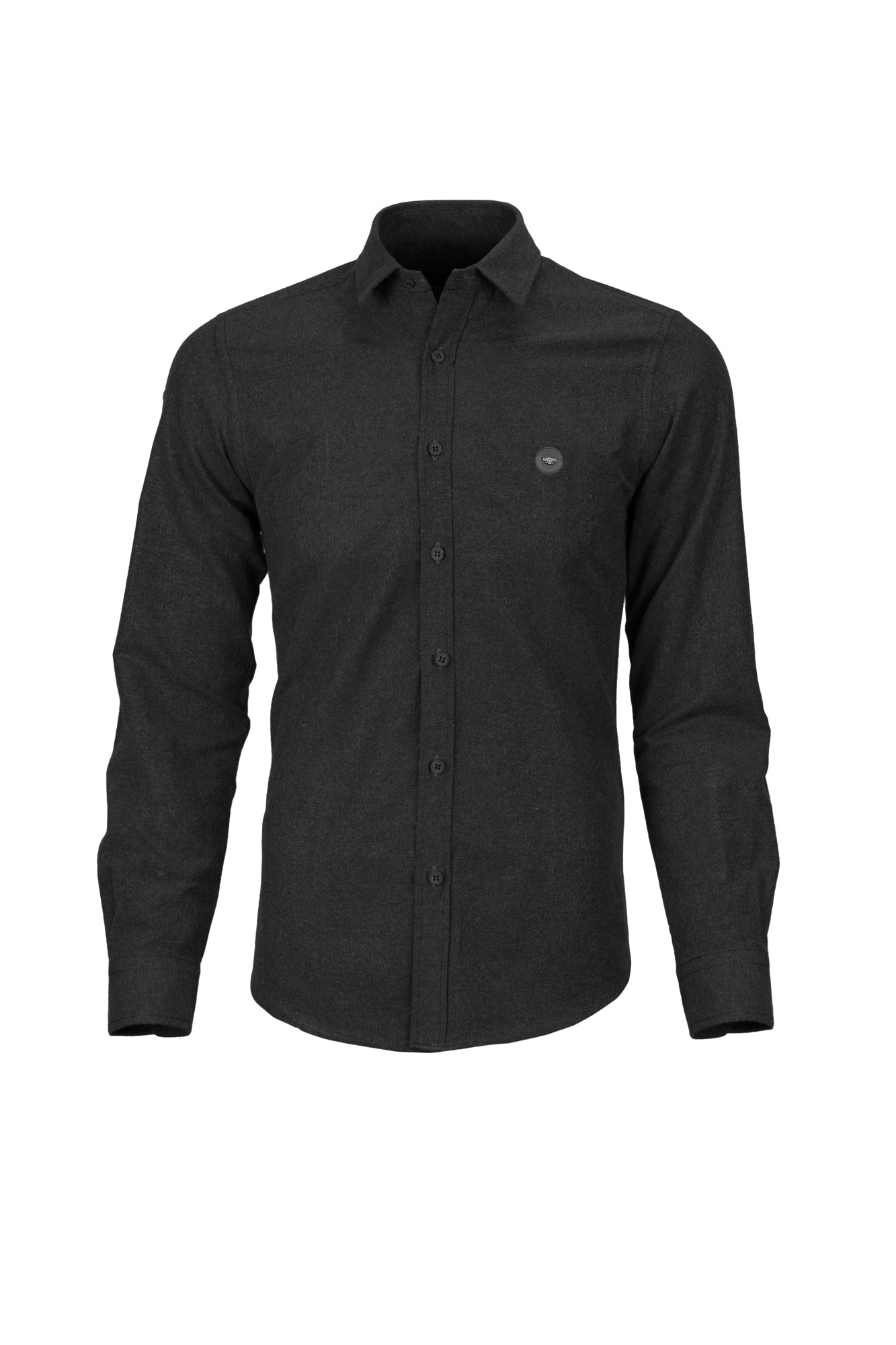 پیراهن یقه برگرد پشمی Wooly آستین بلند