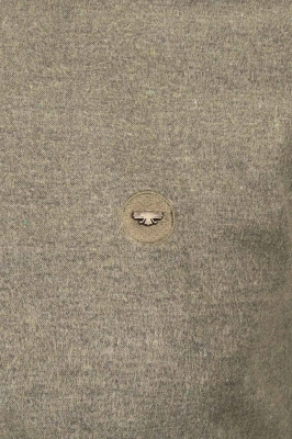 پیراهن یقه برگرد پشمی Wooly آستین بلند