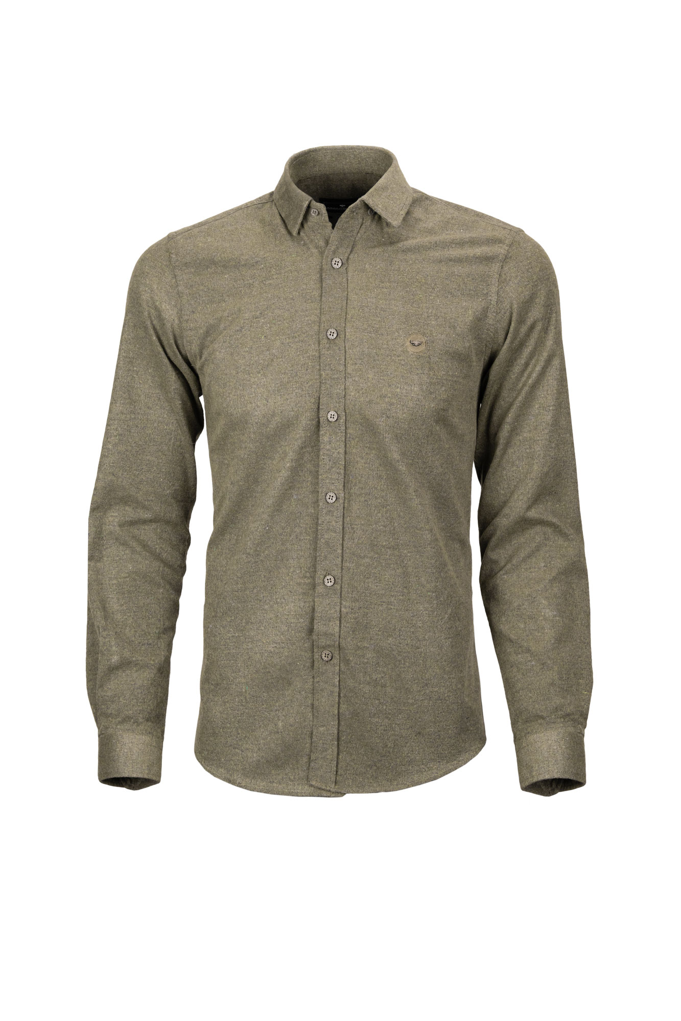 پیراهن یقه برگرد پشمی Wooly آستین بلند