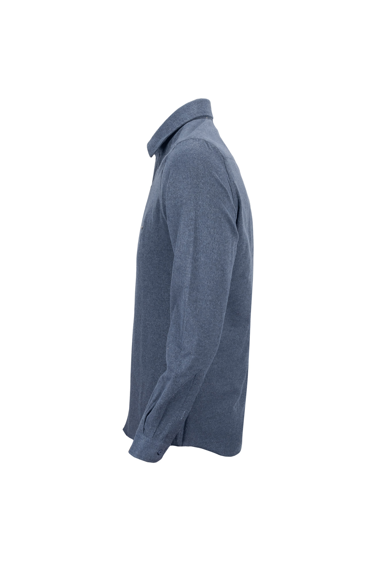 پیراهن یقه برگرد پشمی Wooly آستین بلند