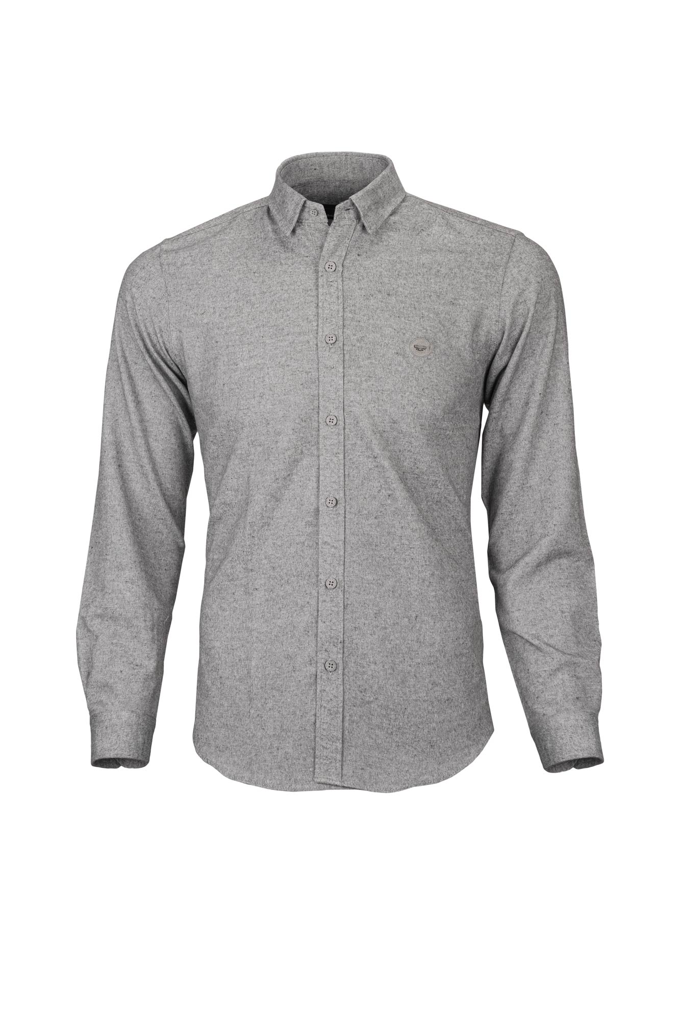 پیراهن یقه برگرد پشمی Wooly آستین بلند