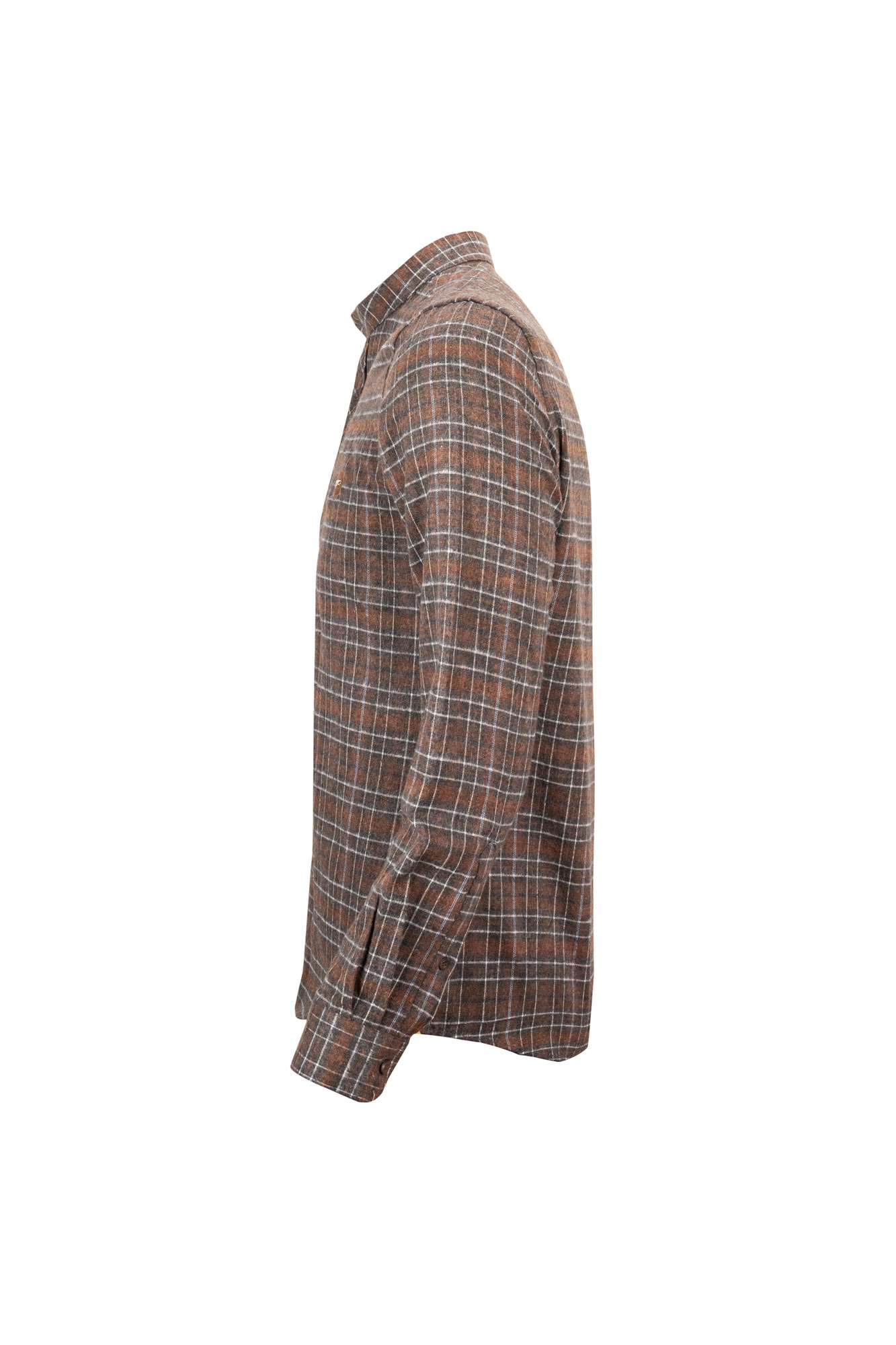 پیراهن یقه پارسی پشمی Fleecy آستین بلند