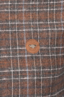 پیراهن یقه پارسی پشمی Fleecy آستین بلند