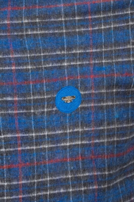 پیراهن یقه پارسی پشمی Fleecy آستین بلند