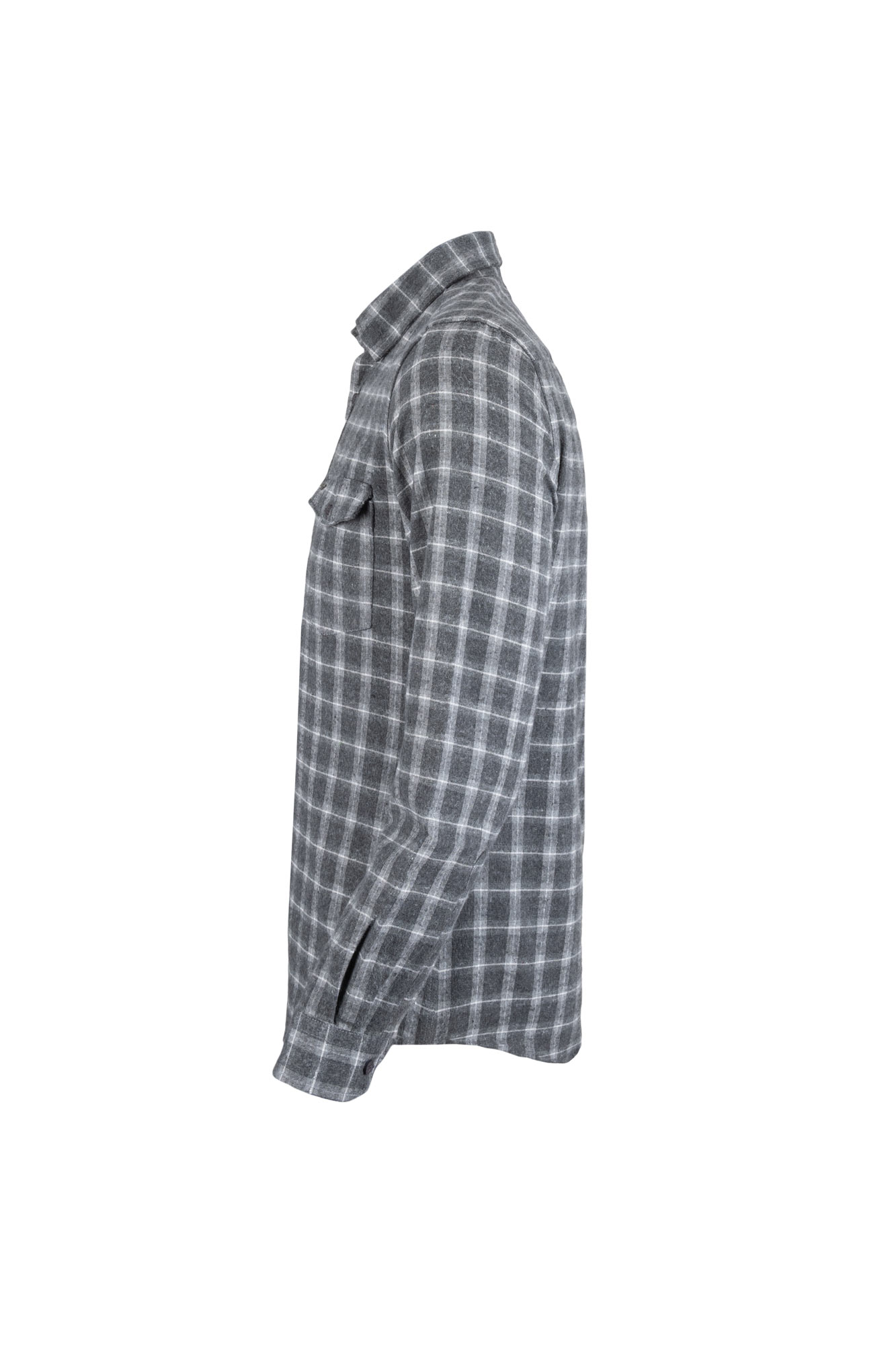 پیراهن یقه برگرد پشمی دوجیب Logic آستین بلند