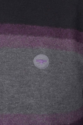 بافت یقه گرد Melodic آستین بلند