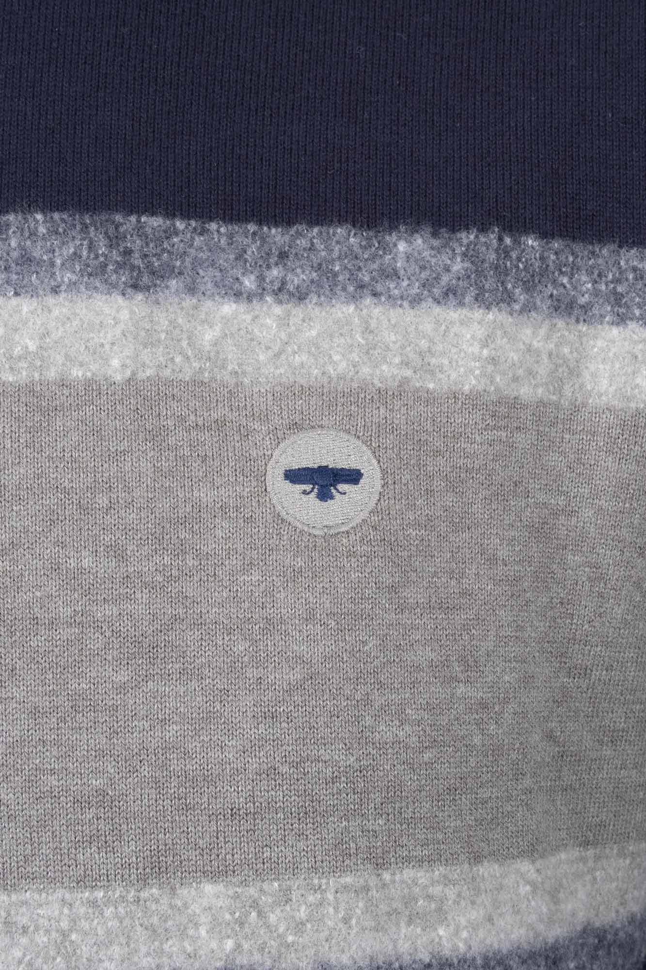 بافت یقه گرد Melodic آستین بلند