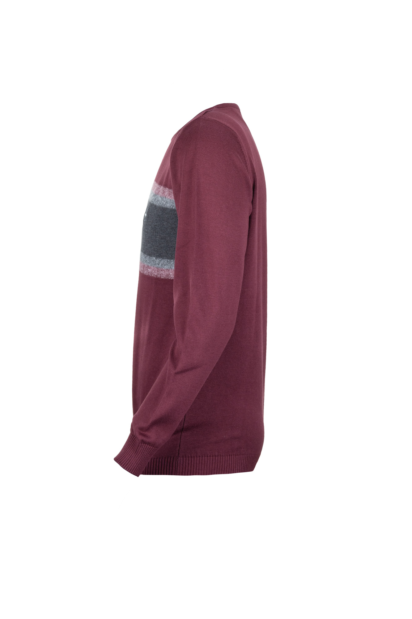 بافت یقه گرد Melodic آستین بلند