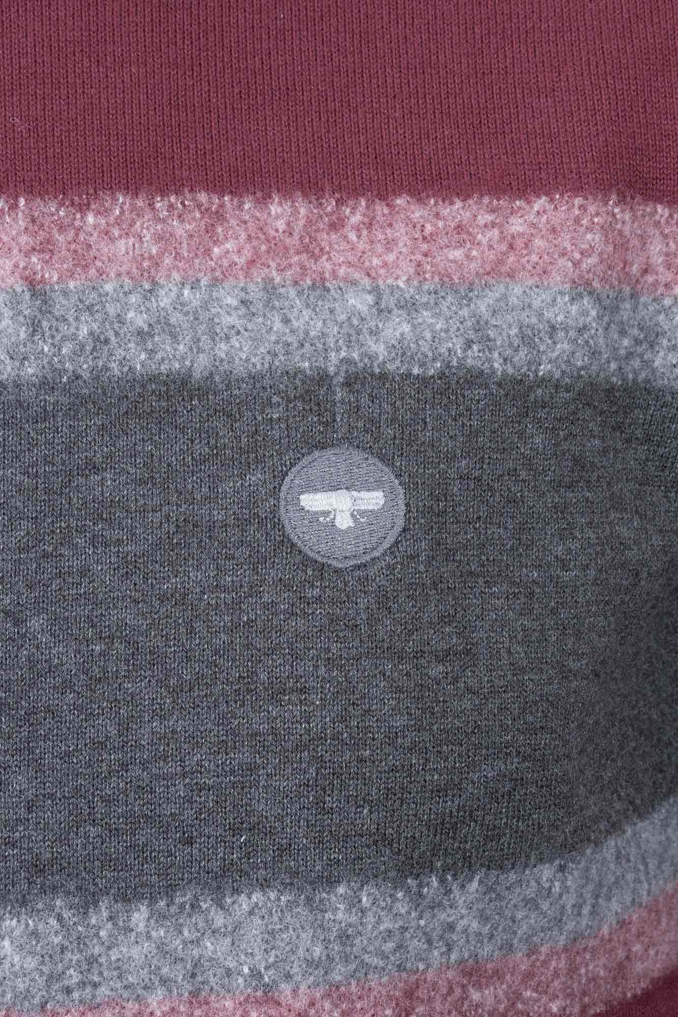 بافت یقه گرد Melodic آستین بلند