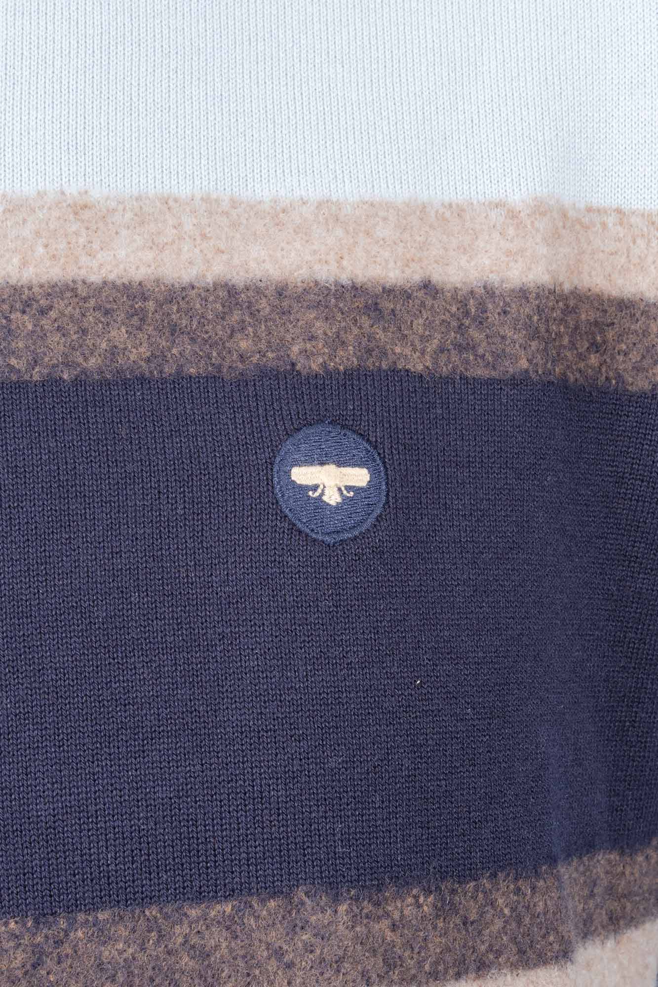 بافت یقه گرد Melodic آستین بلند