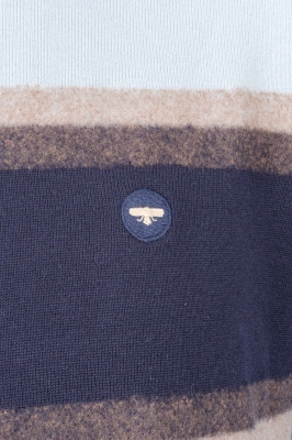 بافت یقه گرد Melodic آستین بلند