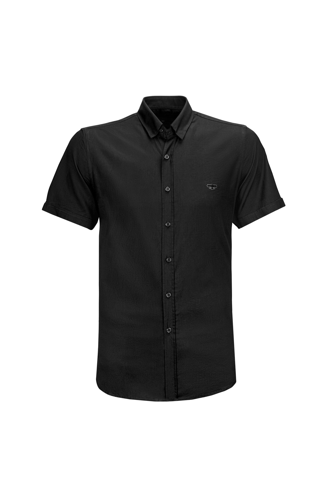 پیراهن یقه برگرد Frank آستین کوتاه