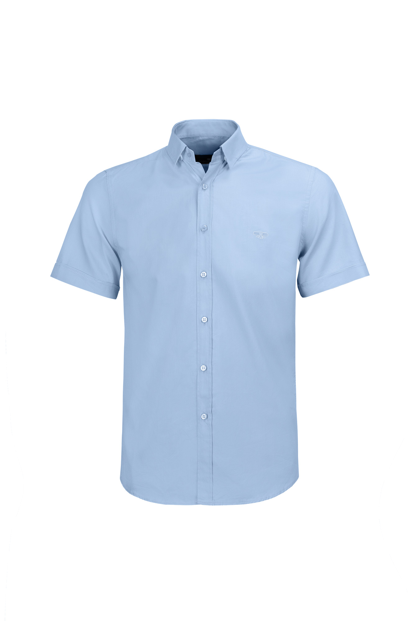 پیراهن یقه برگرد Frank آستین کوتاه