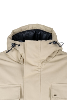 کاپشن نیم زیپ کلاهدار Arashk