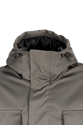 کاپشن نیم زیپ کلاهدار Arashk