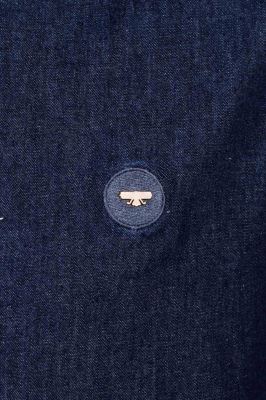 پیراهن یقه برگرد جین Phantom آستین بلند