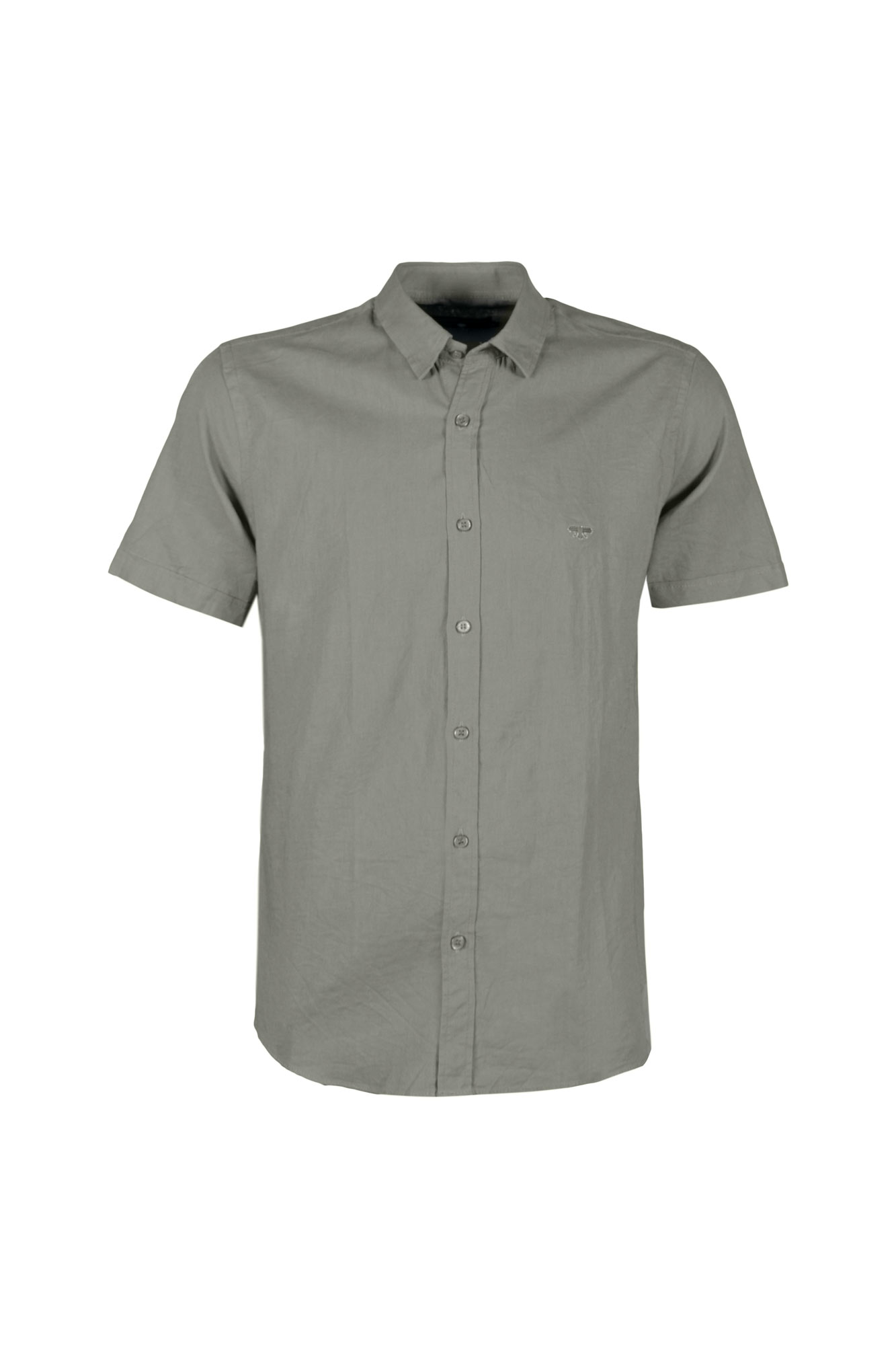 پیراهن یقه برگرد Frank آستین کوتاه