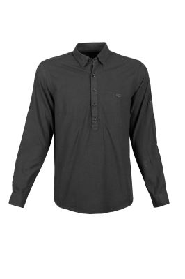 پیراهن یقه برگرد نیم قاپک Suave آستین بلند