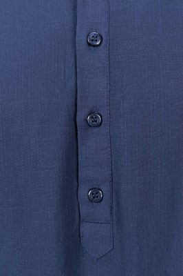 پیراهن یقه برگرد نیم قاپک Suave آستین بلند