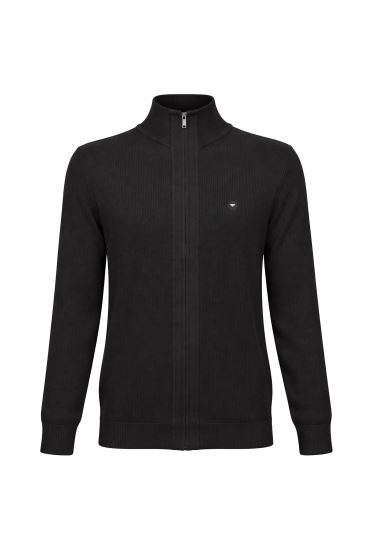 ژاکت بافت زیپی Sharasp