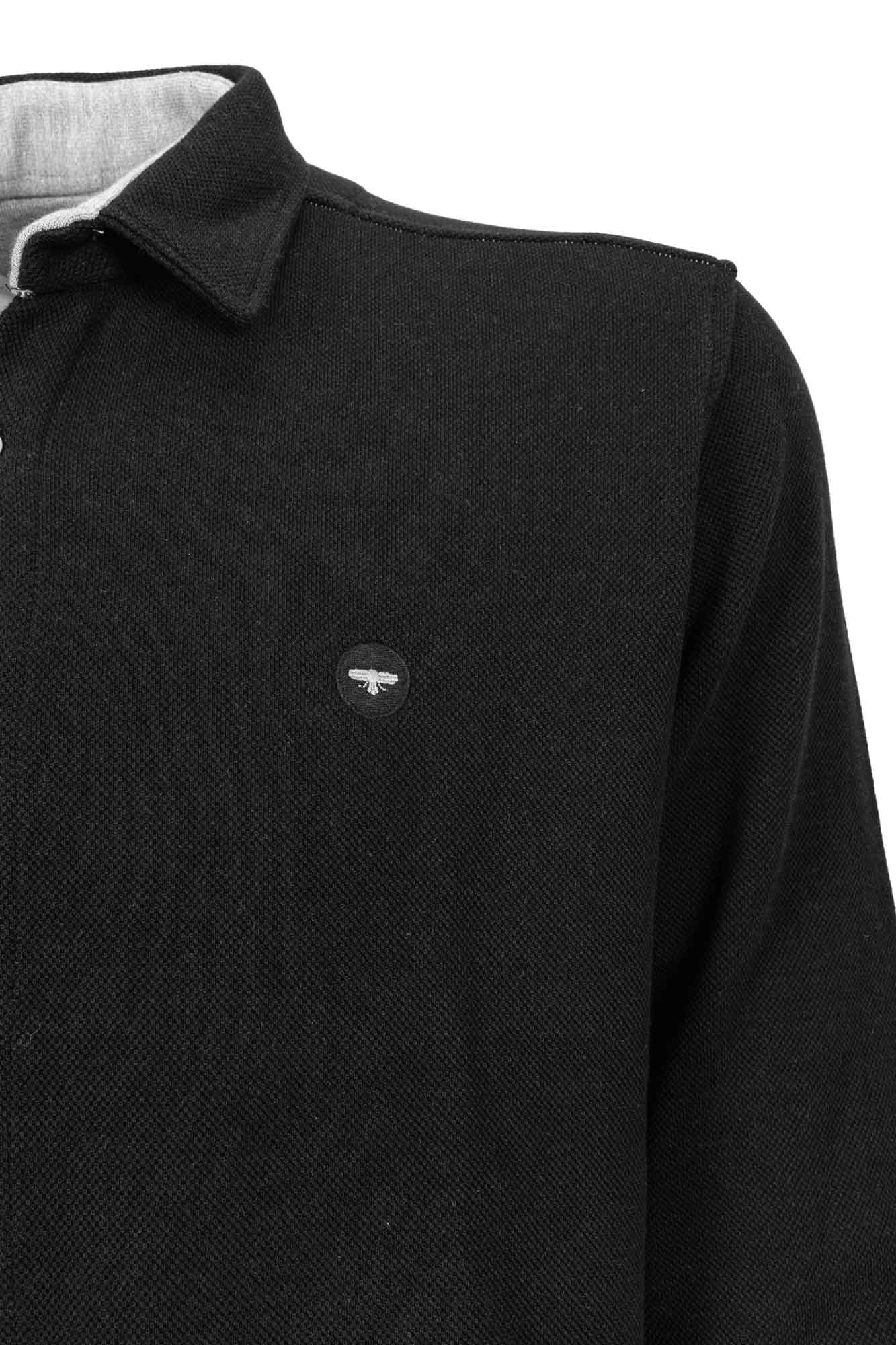 پیراهن یقه برگرد Damasp آستین بلند