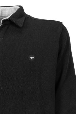 پیراهن یقه برگرد Damasp آستین بلند