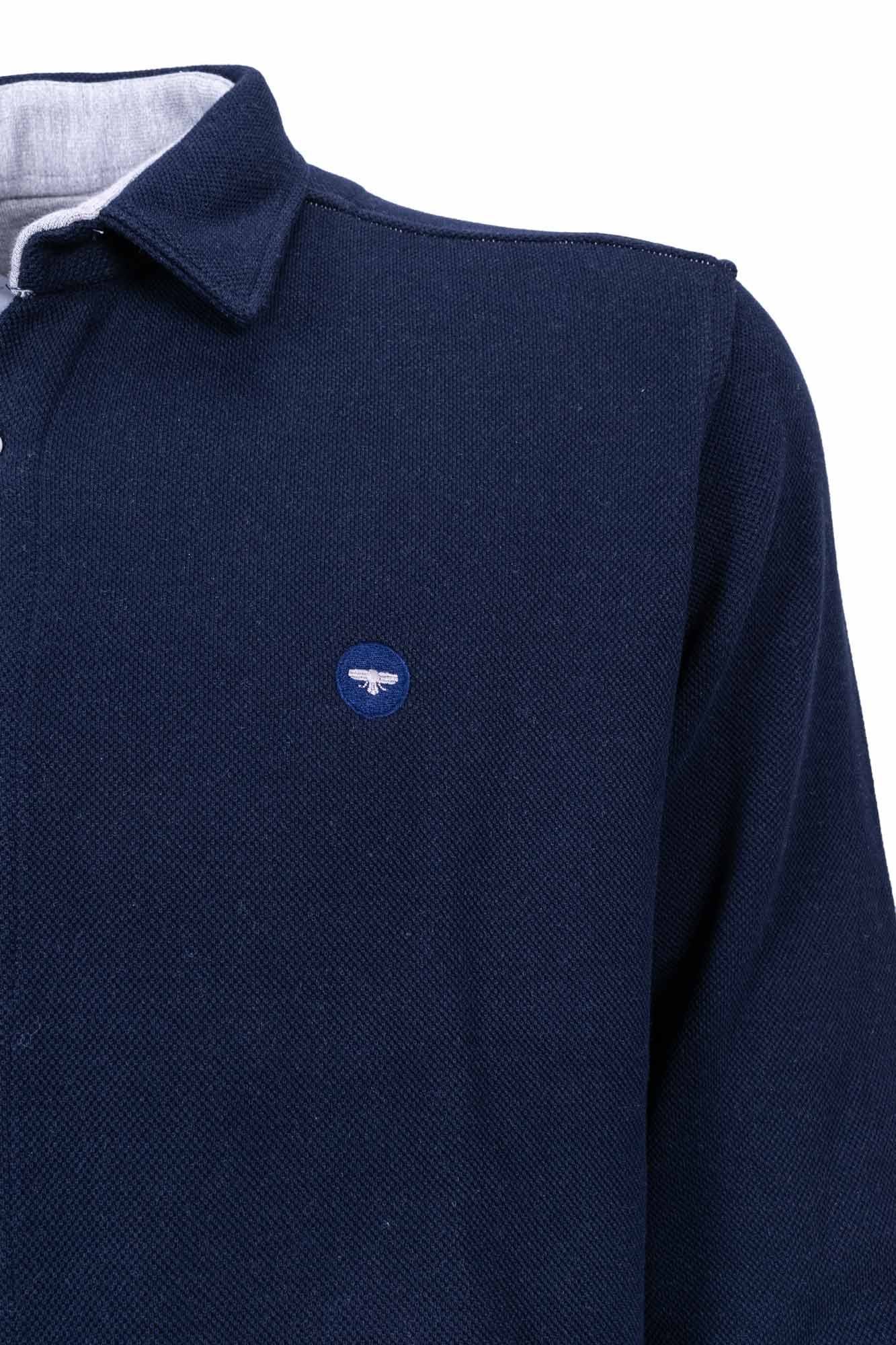 پیراهن یقه برگرد Damasp آستین بلند