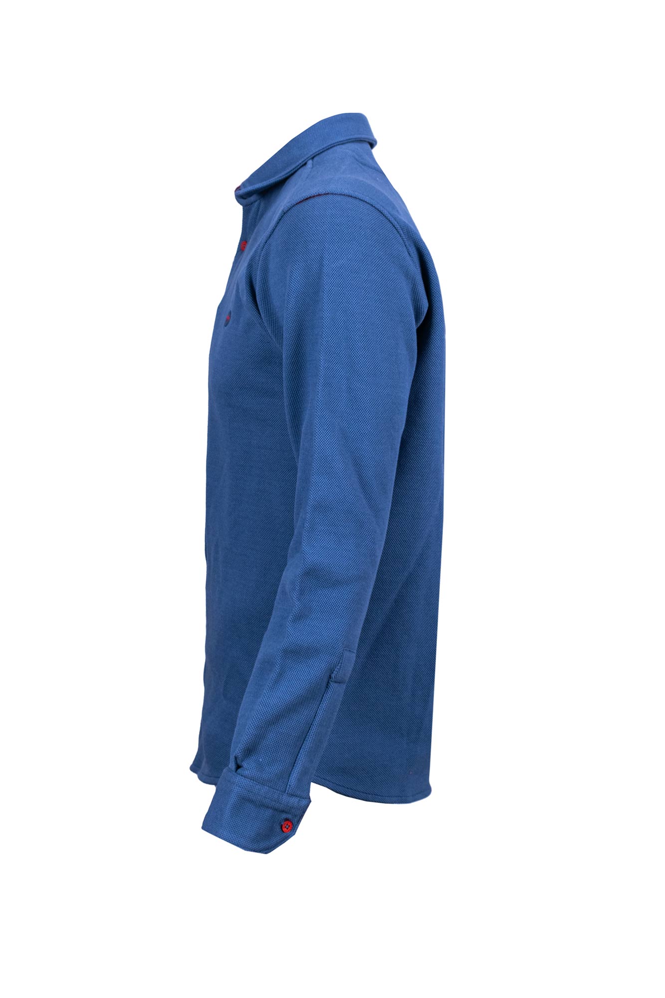 پیراهن یقه برگرد Damasp آستین بلند