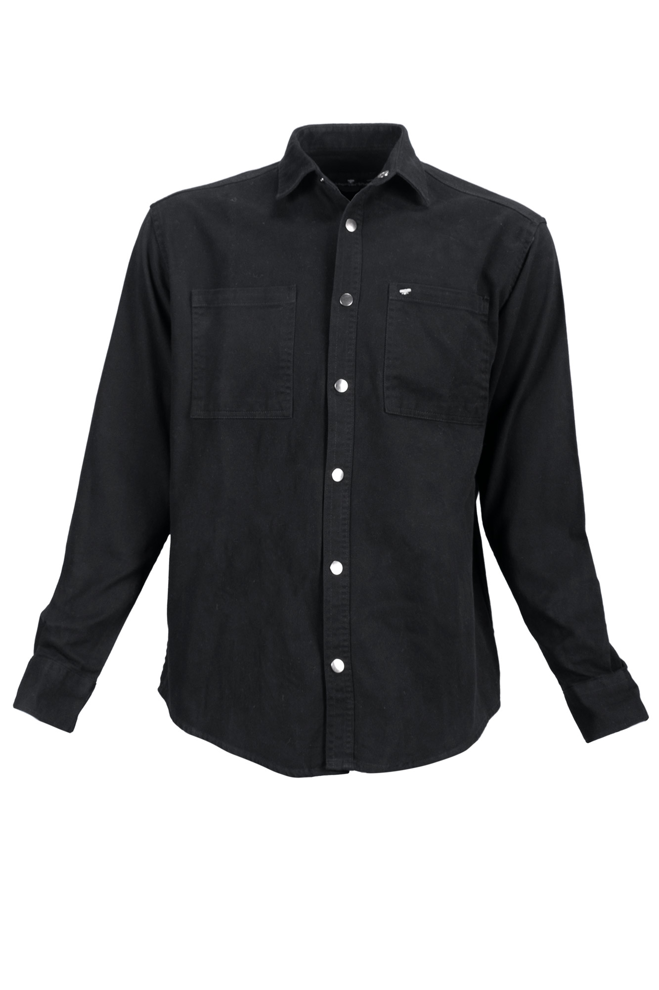 پیراهن یقه برگرد کتان دو جیب Vastra آستین بلند