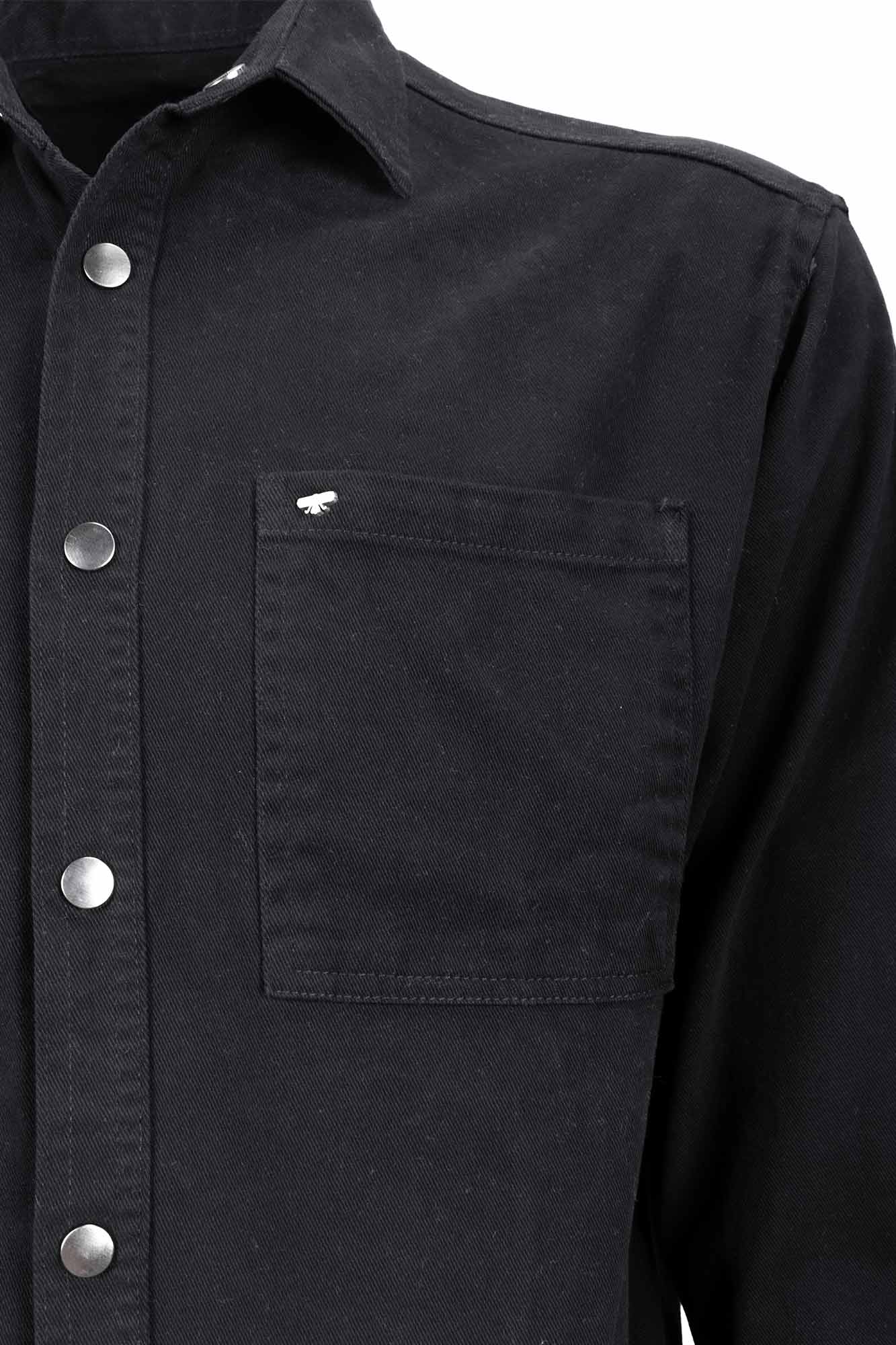 پیراهن یقه برگرد کتان دو جیب Vastra آستین بلند