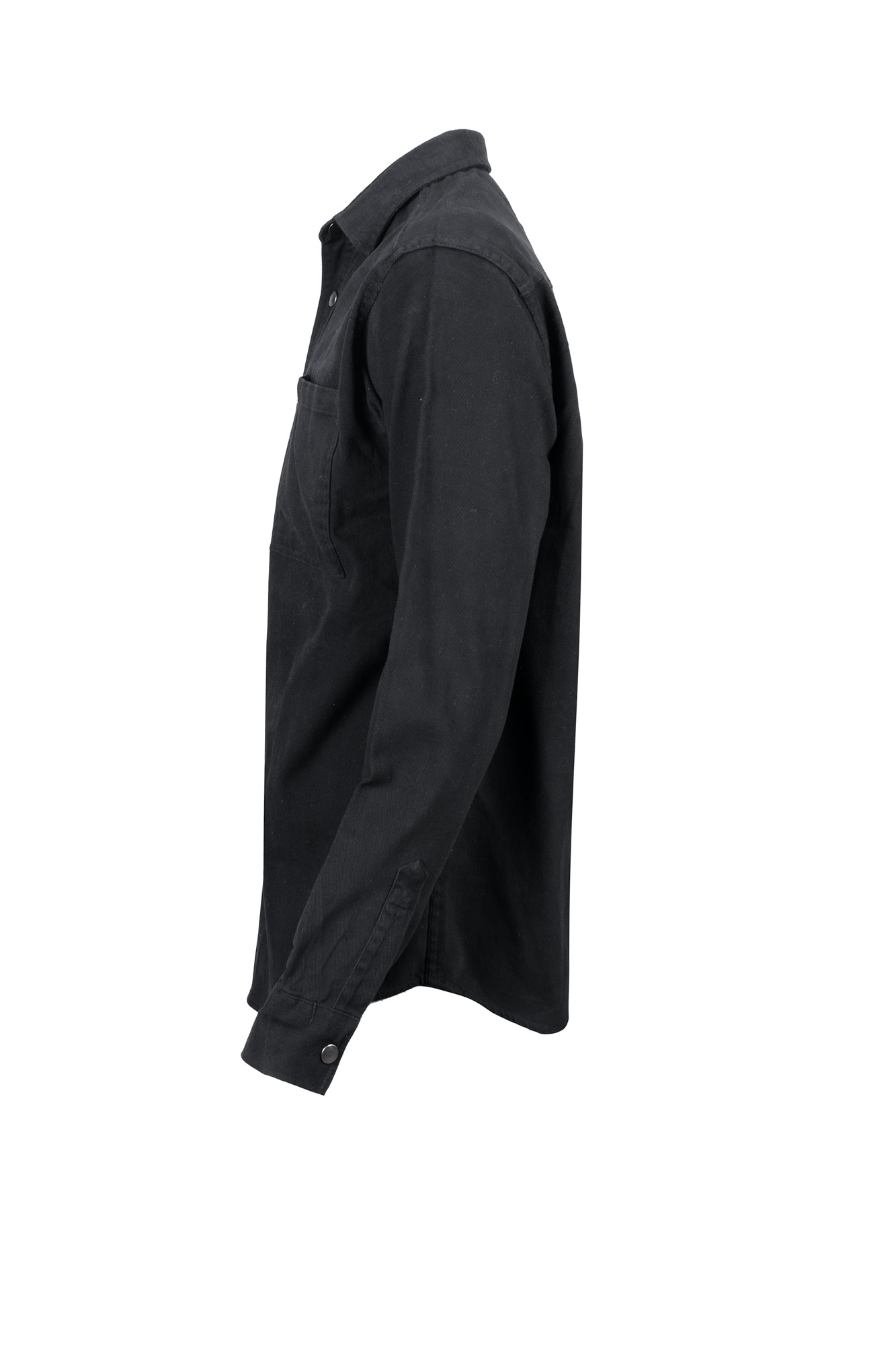 پیراهن یقه برگرد کتان دو جیب Vastra آستین بلند