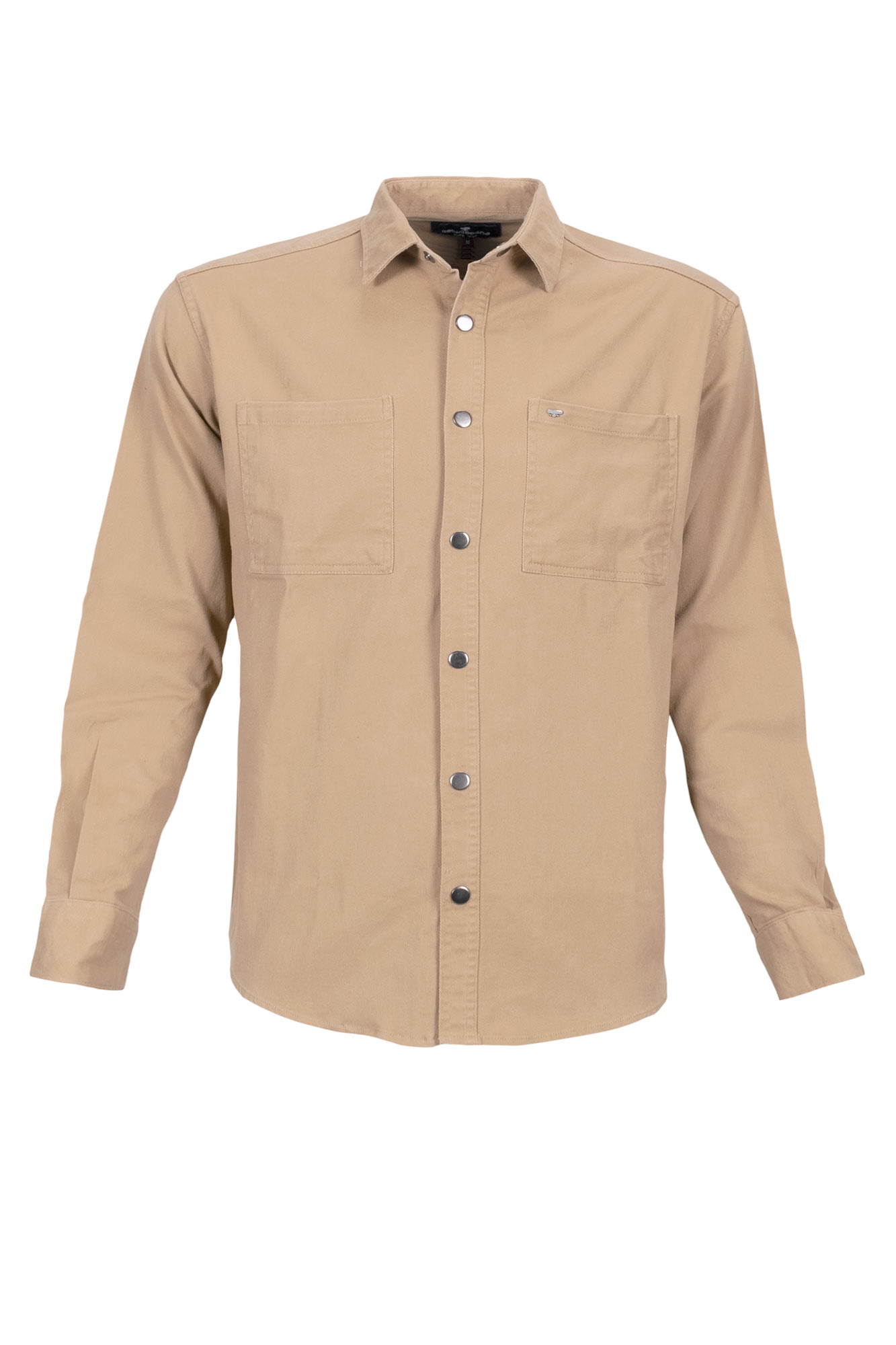 پیراهن یقه برگرد کتان دو جیب Vastra آستین بلند