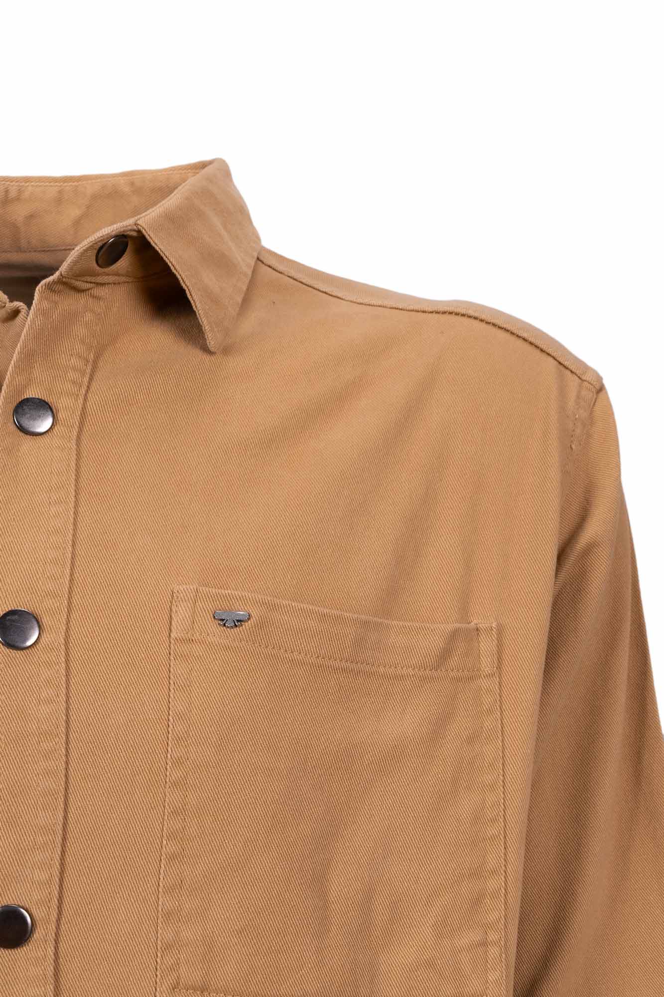 پیراهن یقه برگرد کتان دو جیب Vastra آستین بلند