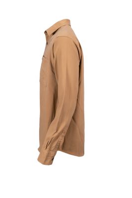 پیراهن یقه برگرد کتان دو جیب Vastra آستین بلند