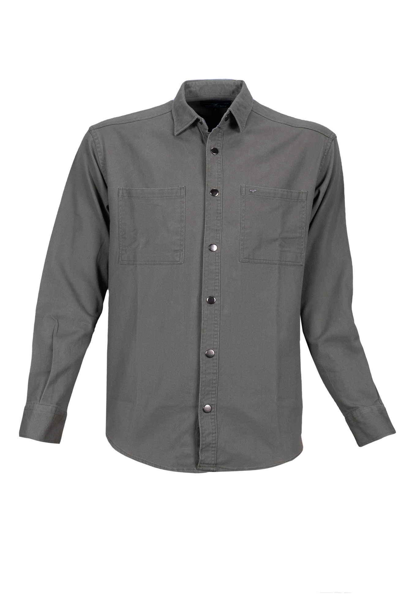 پیراهن یقه برگرد کتان دو جیب Vastra آستین بلند