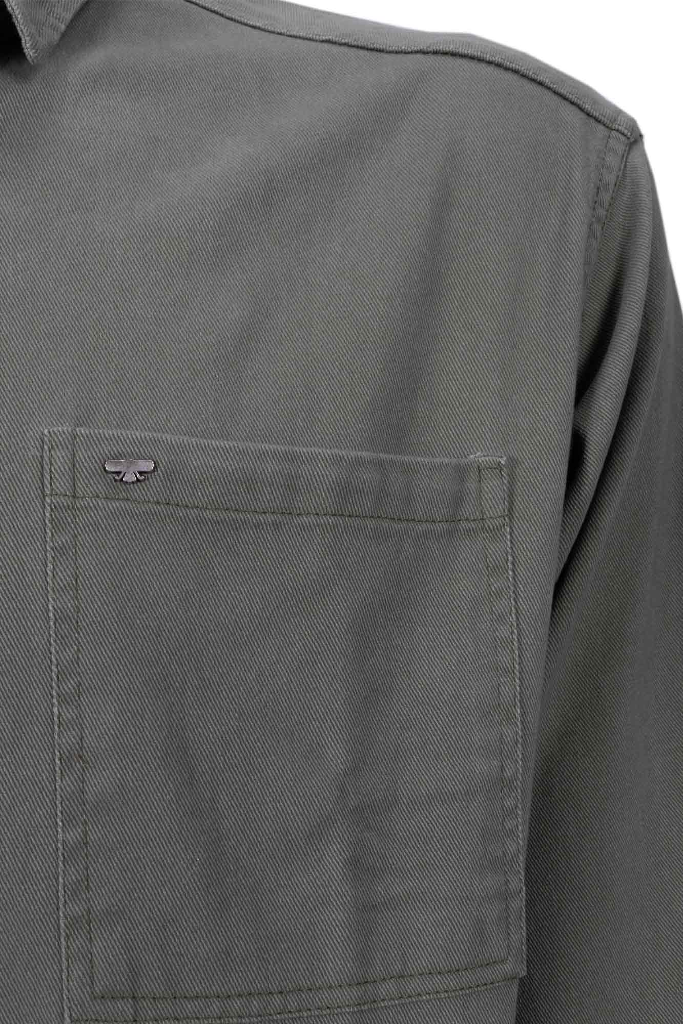 پیراهن یقه برگرد کتان دو جیب Vastra آستین بلند