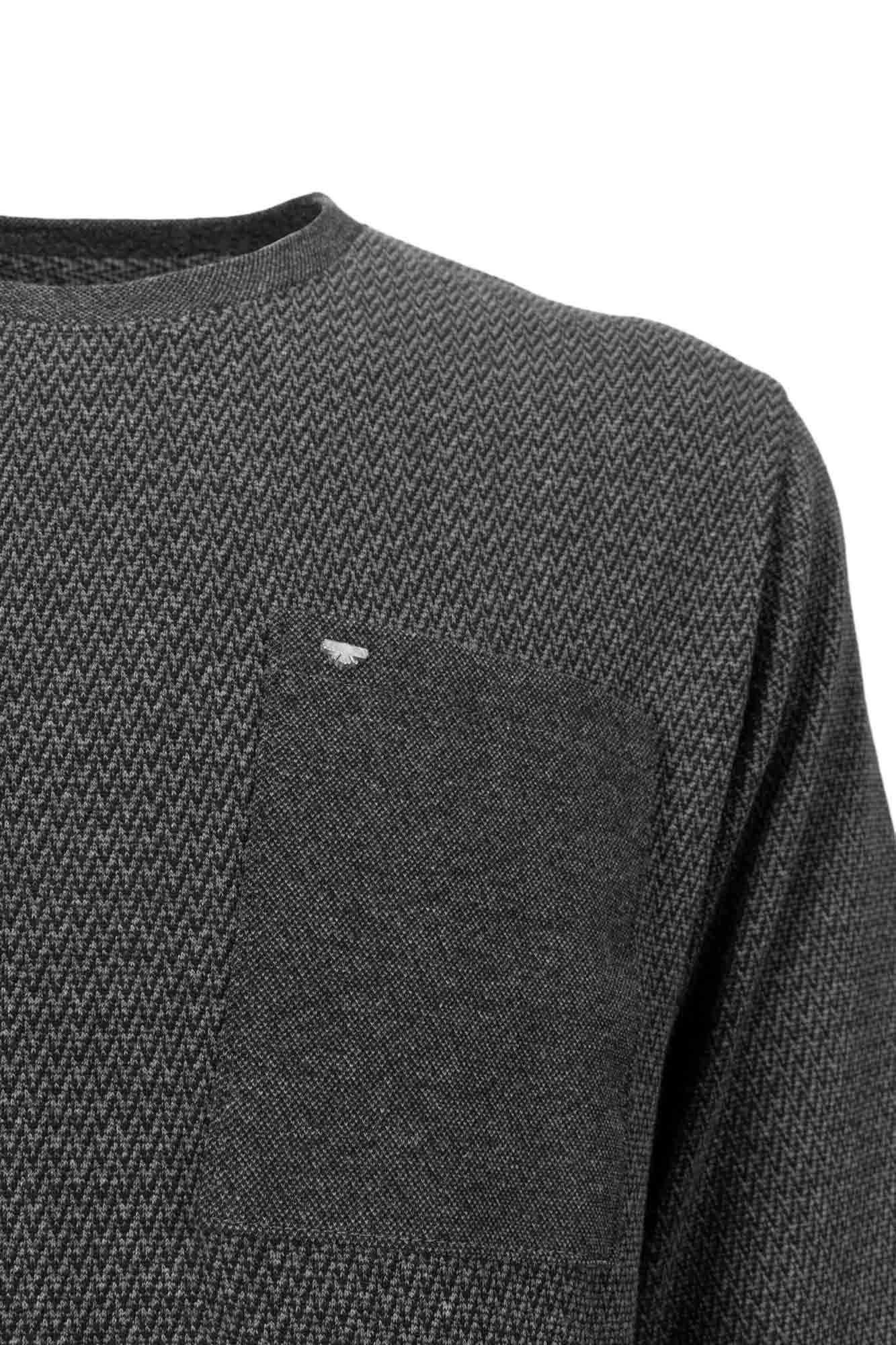 بلوز یقه گرد تک جیب Herbad