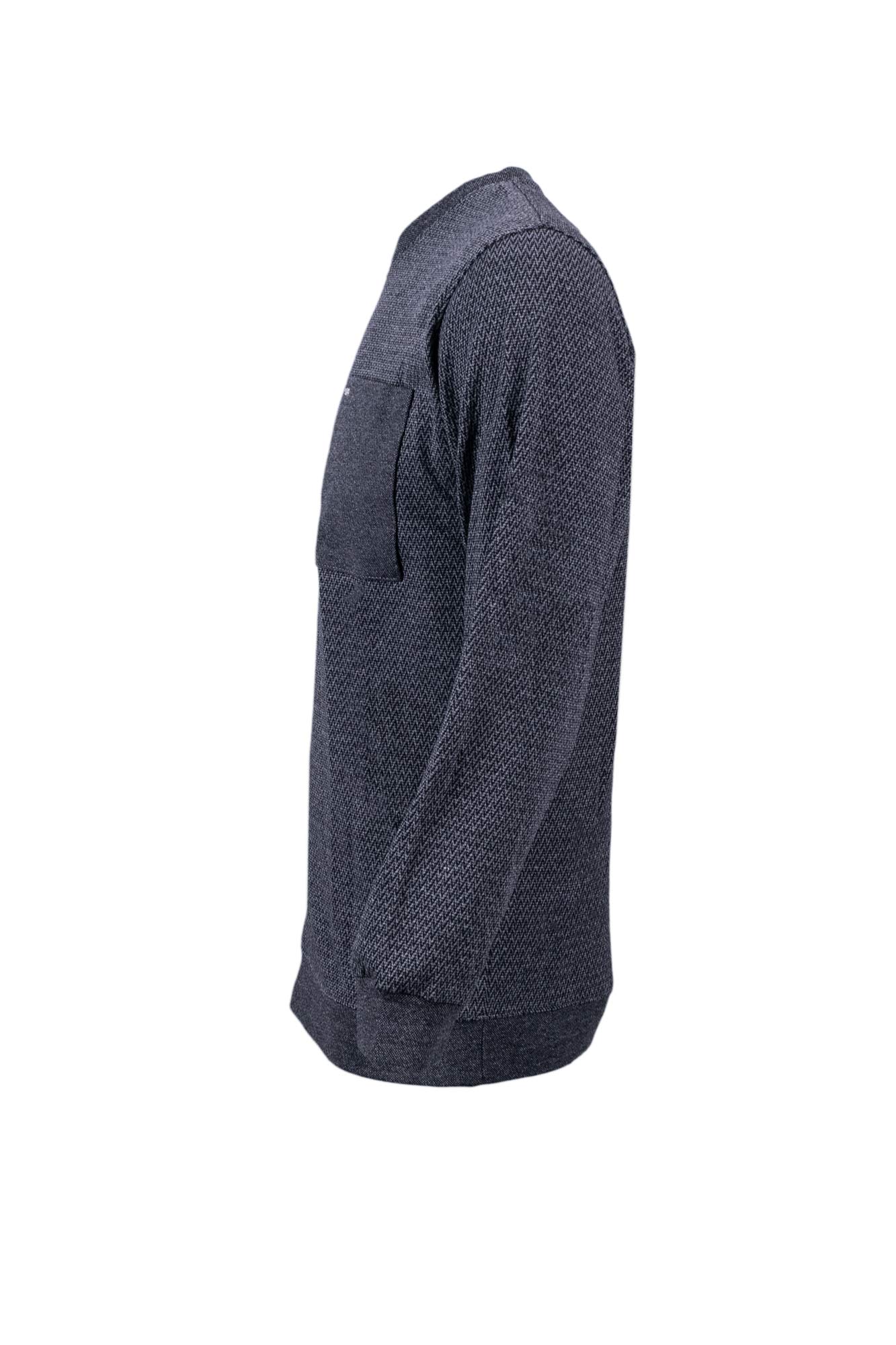 بلوز یقه گرد تک جیب Herbad