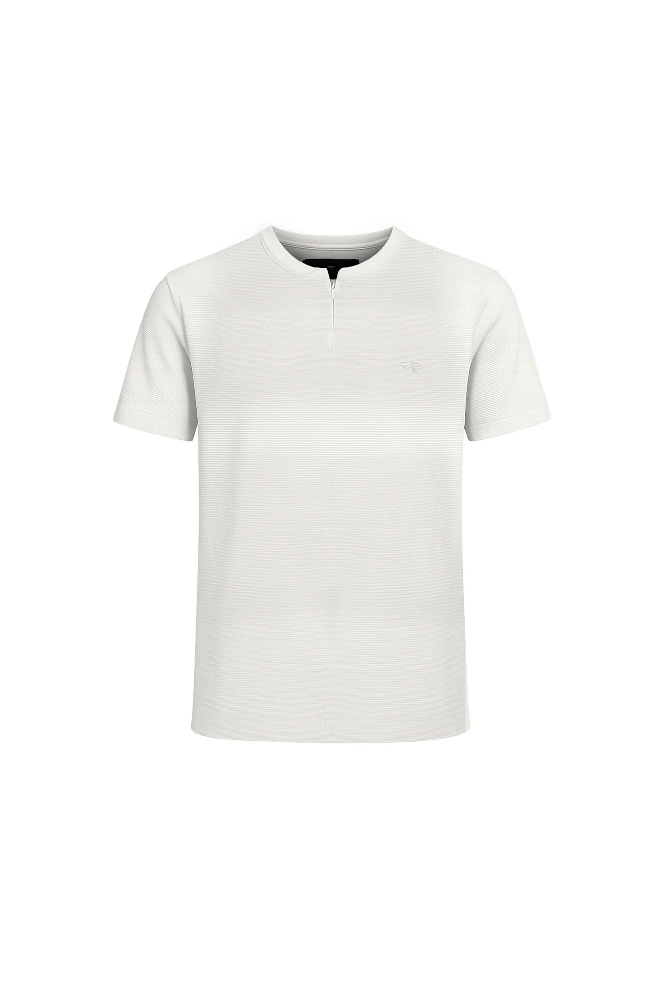 تیشرت یقه گرد زیپ مخفی Corvet