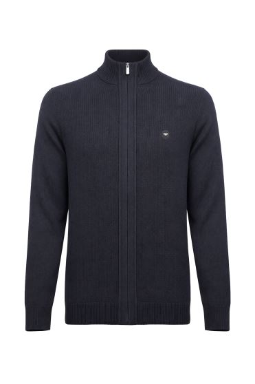 ژاکت بافت زیپی Sharasp